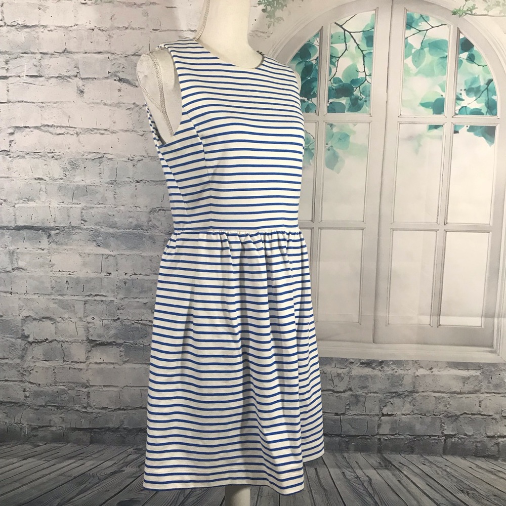J.Crew Striped Dress Sz M (L33) - Picture 5 of 6